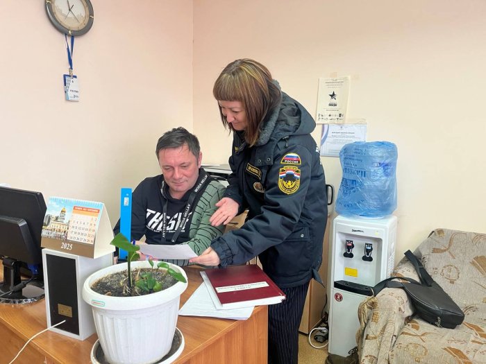 Беседы с жителями – способ предупреждения пожаров