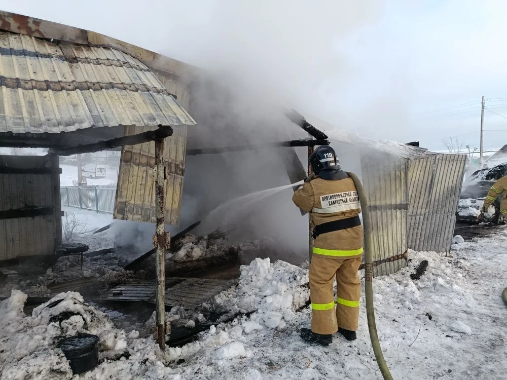Огнеборцы пожарно-спасательной части № 119 ликвидировали возгорание