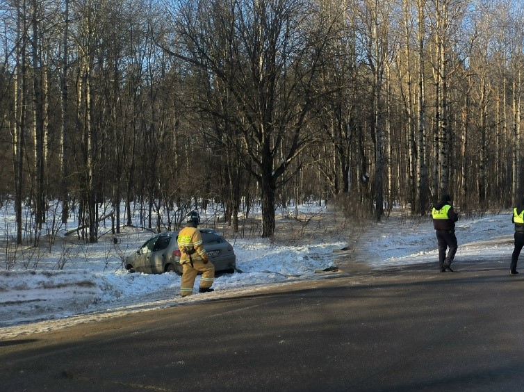 Сегодня в Шенталинском районе произошло ДТП. К счастью, никто не пострадал