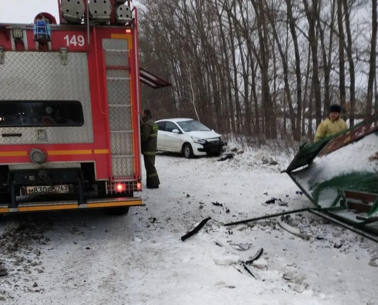 В Ставропольском  районе произошло дорожно-транспортное происшествие 