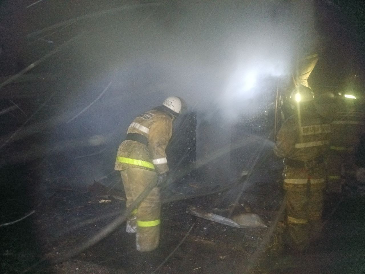 Вчера в городе Похвистнево горела баня. К сожалению, погиб человек