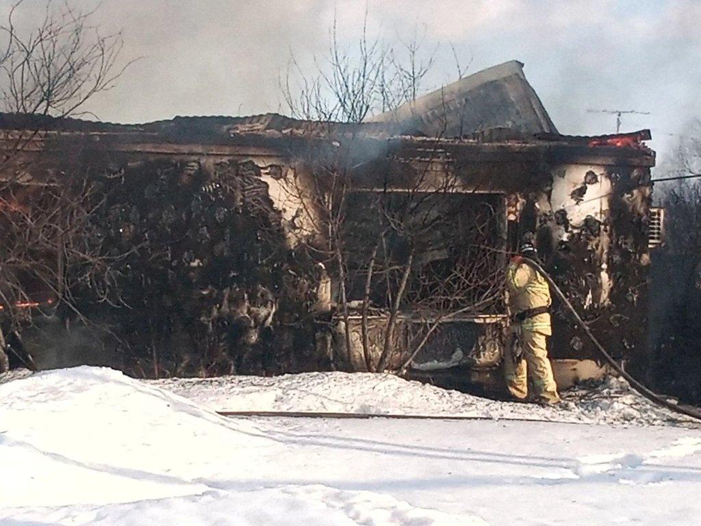 В Красноармейском районе вчера произошел пожар на площади 80 квадратных метров