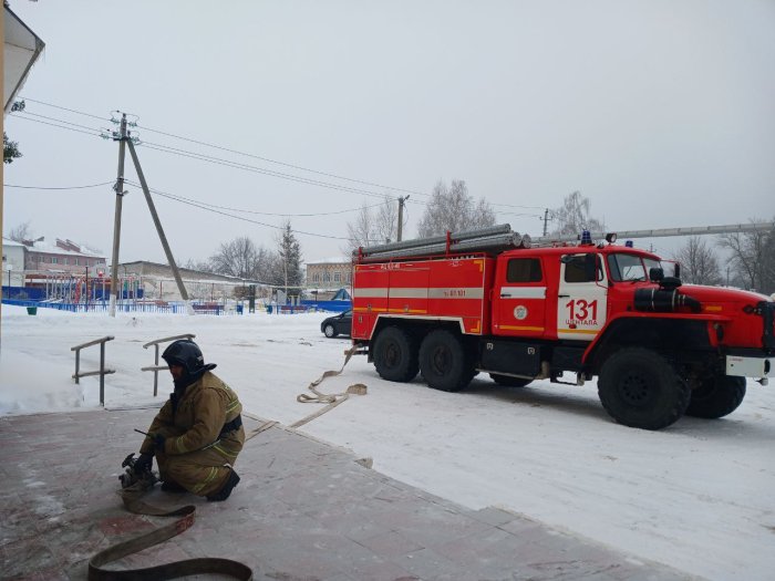 Пожарно-тактические учения в Шенталинском районе