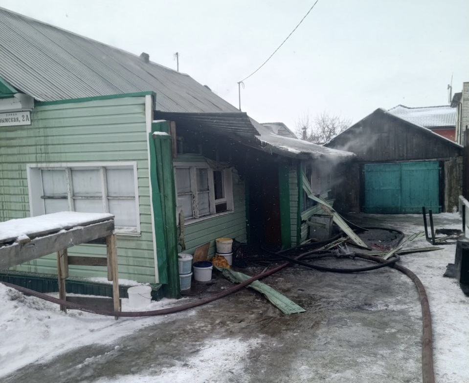 Сегодня днем кинельские огнеборцы ликвидировали пожар