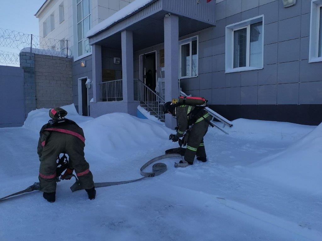 В Борском районе наши пожарные успешно отработали нормативы