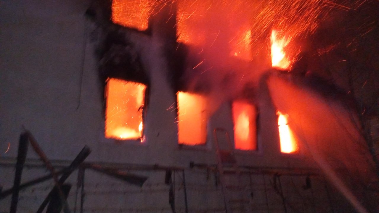 Пожар ранга 1-БИС в Ставропольском районе