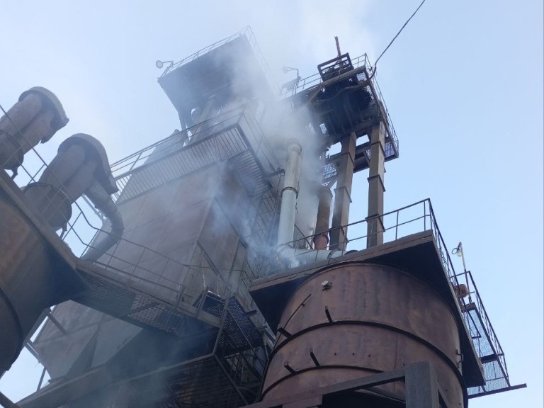 Вчера в Большечерниговском районе загорелась зерносушилка