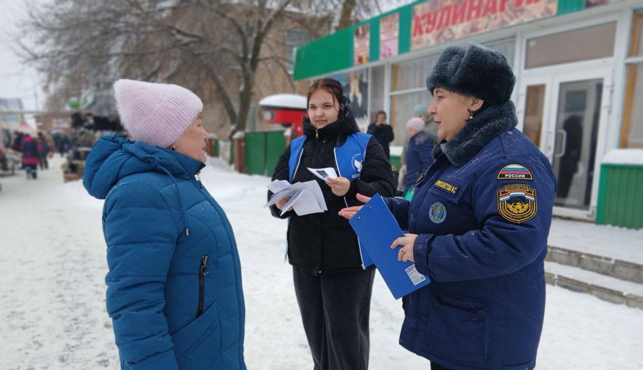 Профилактическое мероприятие, направленное на соблюдение правил пожарной безопасности в новогодние праздники, прошло и в Шенталинском районе