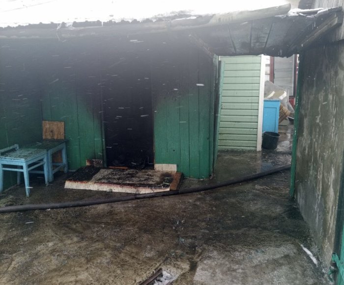 Сегодня днем кинельские огнеборцы ликвидировали пожар