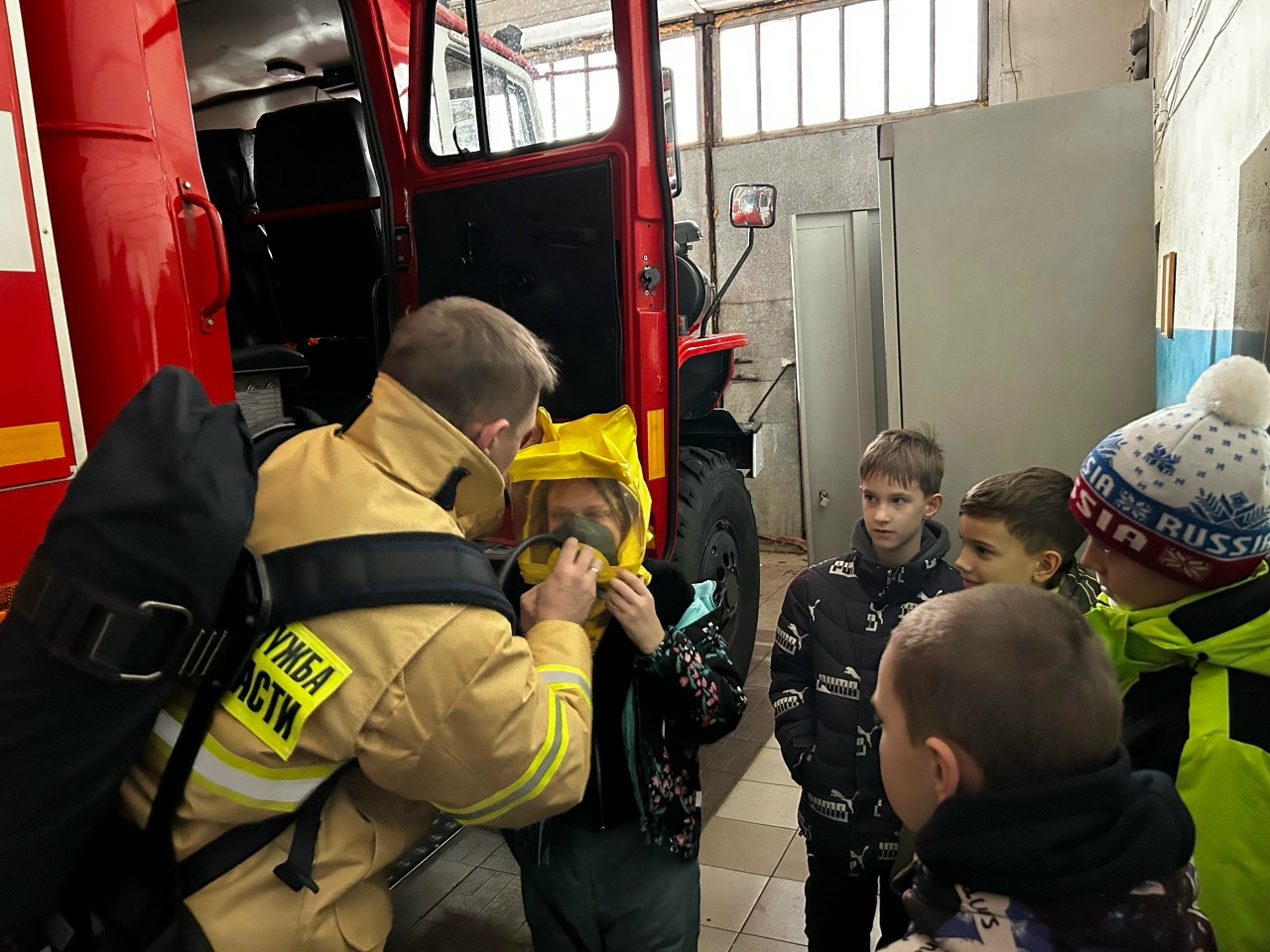 Продолжаются экскурсии в наши территориальные пожарно-спасательные подразделения