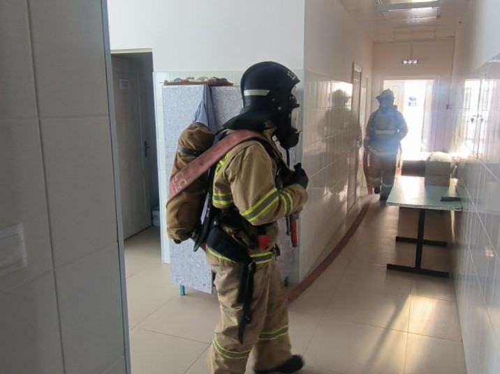 В Шенталинском районе прошло плановое пожарно-тактическое занятие