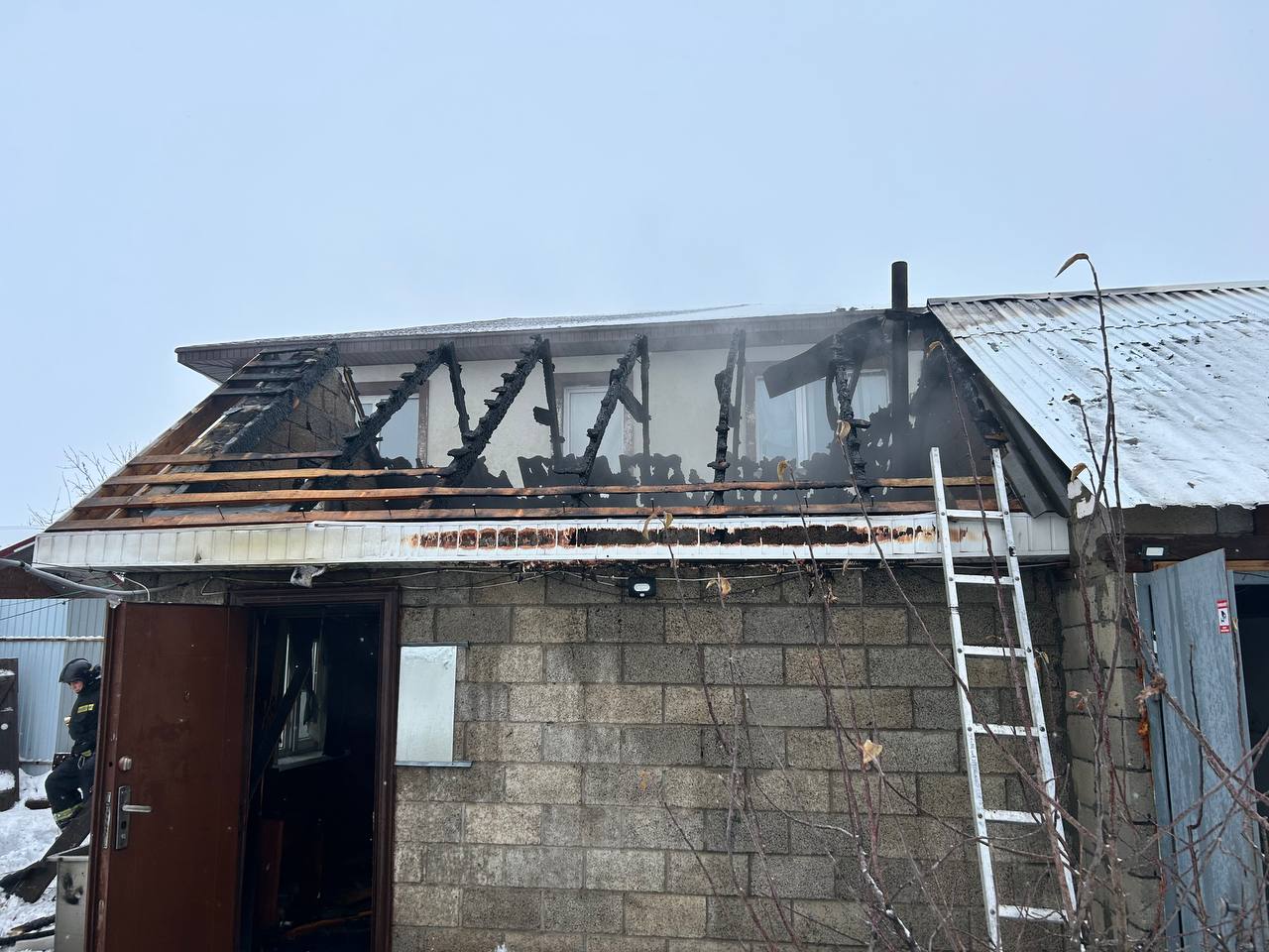 Сегодня в Ставропольском районе произошло возгорание бани