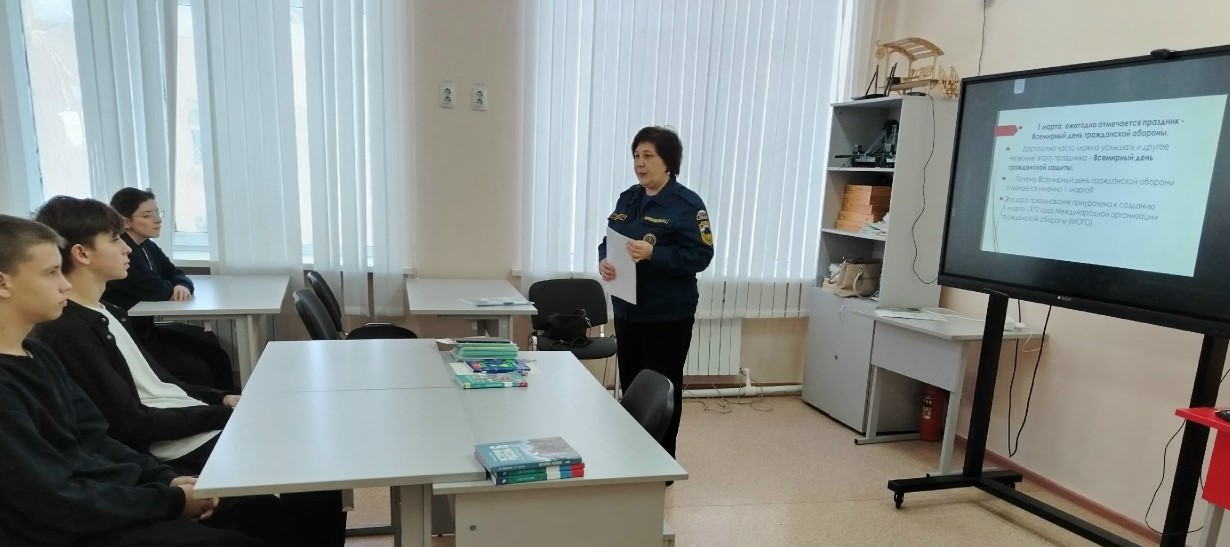 В Шенталинском районе также прошли уроки по ГО