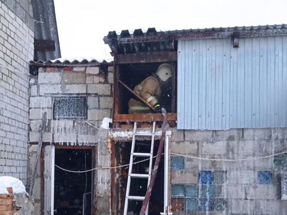 На территории муниципального района Красноярский произошел пожар