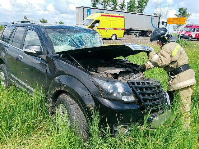 В Сергиевском районе произошло дорожно-транспортное происшествие