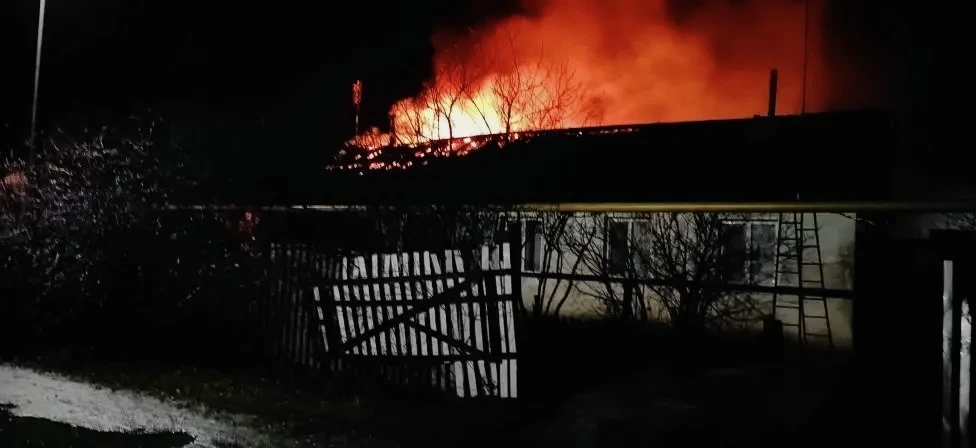 Сегодня ночью в Безенчукском районе произошел пожар