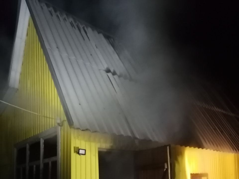 И снова пожар, но уже в Большечерниговском районе