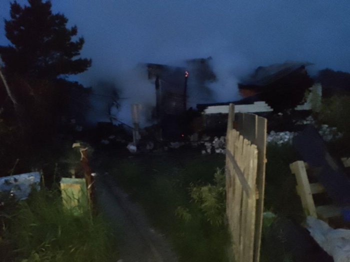 И снова пожар, но уже в Красноармейском районе