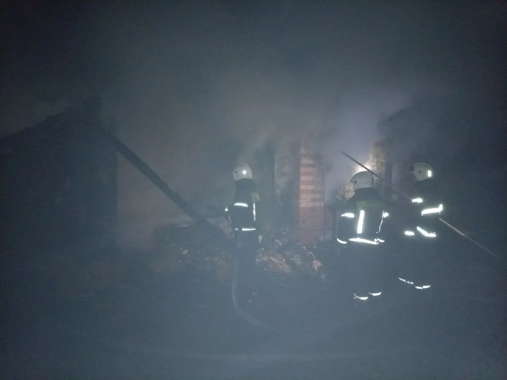 Сегодня ночью на территории Волжского района произошел пожар по рангу 1- БИС