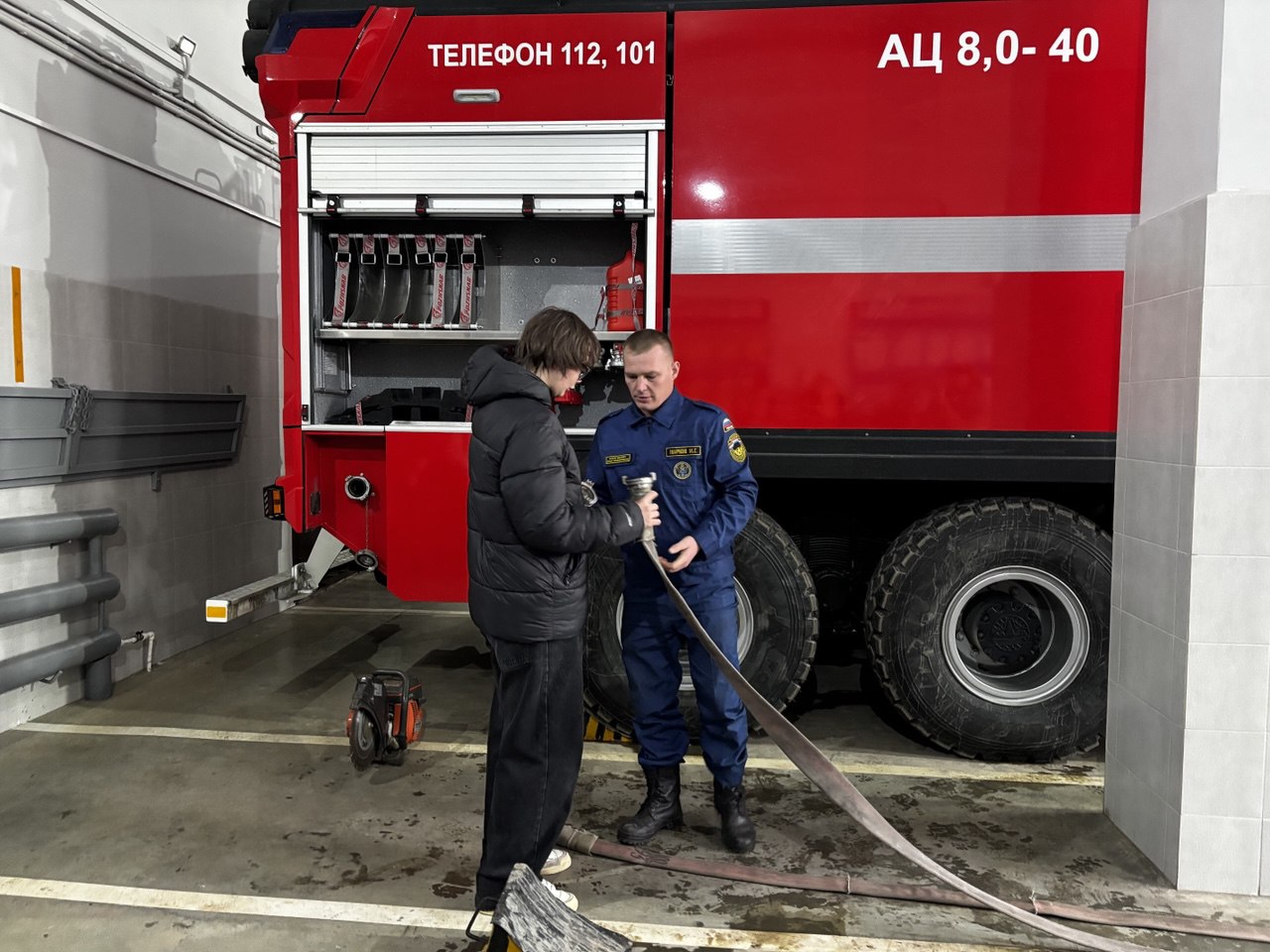 Школьники Похвистневского района побывали в гостях у пожарных - спасателей