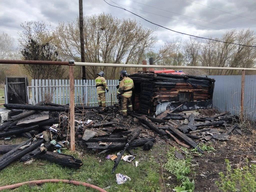 Борские огнеборцы ликвидировали возгорание бани