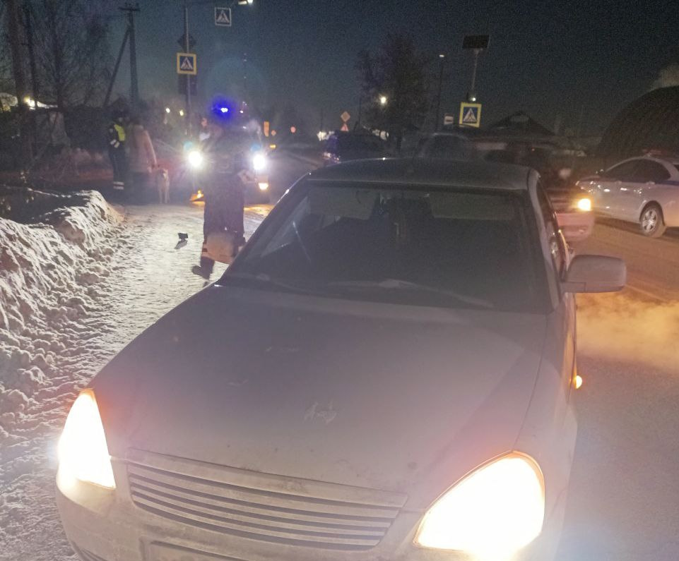 В Сергиевском районе столкнулись два легковых автомобиля 