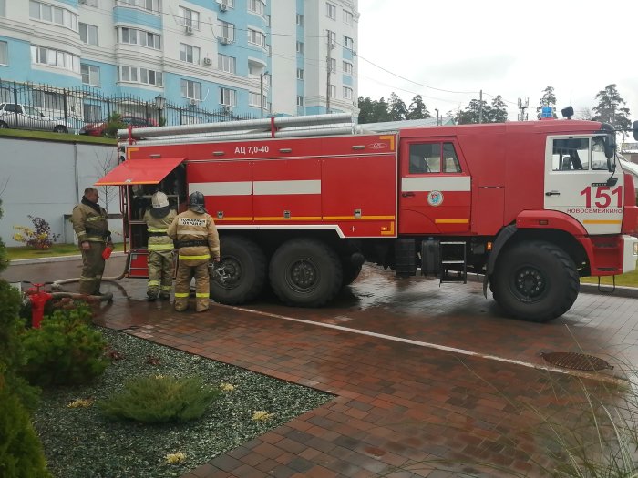 Пожарно-тактические занятия в Красноярском районе
