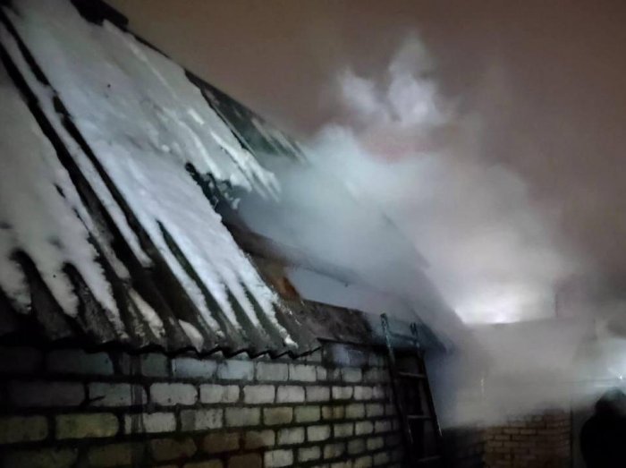 И снова пожар, но уже в Кинельском районе