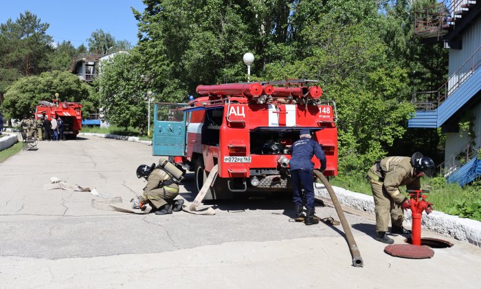 Инспекторская проверка деятельности ставропольского подразделения ГКУ Самарской области «Центр по делам ГО, ПБ и ЧС» завершилась пожарно-тактическими учениями