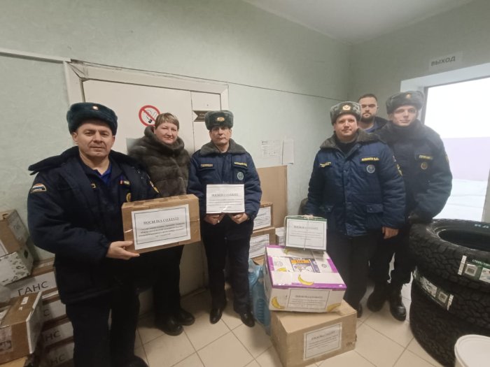 Посылка нашим защитникам на Новый год  