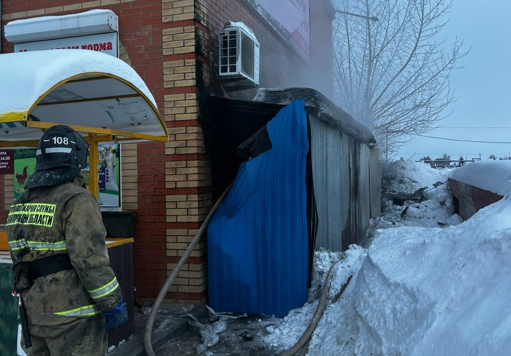 Сегодня в Кинель-Черкасском районе на ликвидации пожара работали огнеборцы 39 Отряда 