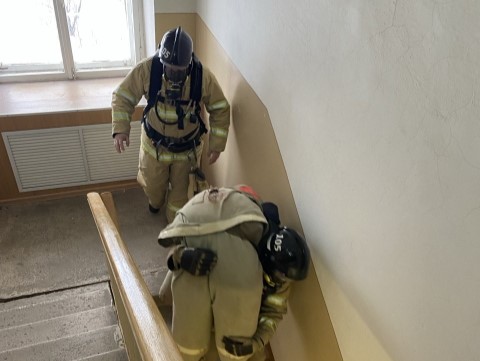 Практические занятия - залог успешных и слаженных действий огнеборцев