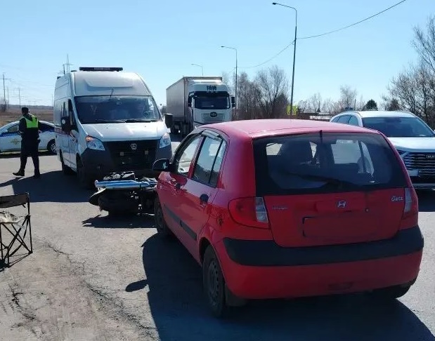 Сегодня в Волжском районе произошло ДТП 
