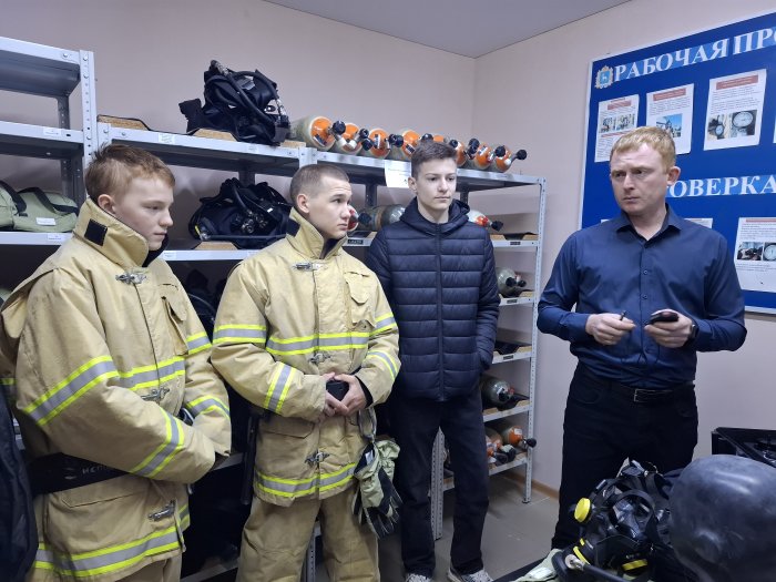 Познавательная экскурсия в пожарную часть