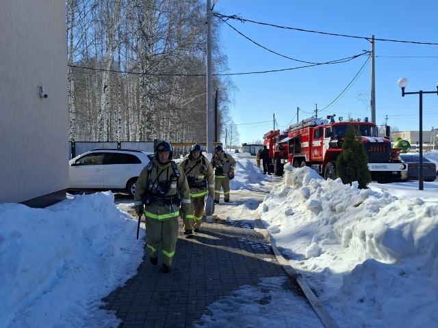 Тренировочное пожарно-тактическое учение прошло и в Челно-Вершинском районе