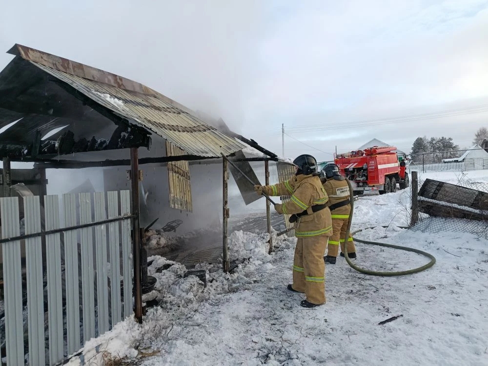 Огнеборцы пожарно-спасательной части № 119 ликвидировали возгорание