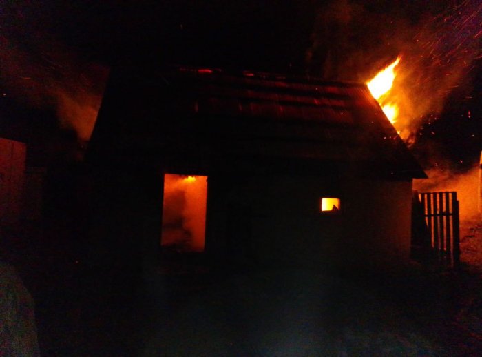 И снова пожар, но уже в Красноярском районе