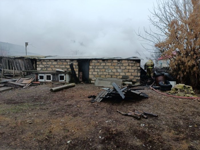 Воскресным утром в Большечерниговском районе произошел пожар