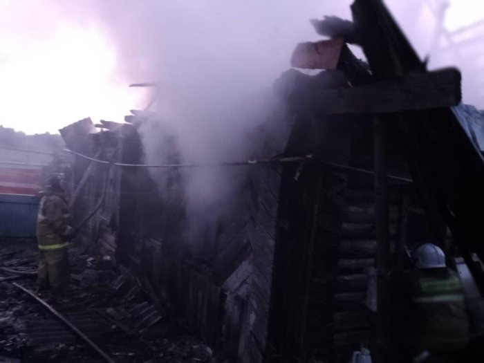 В Шенталинском районе произошёл пожар в жилом доме на площади 60 квадратных метров 
