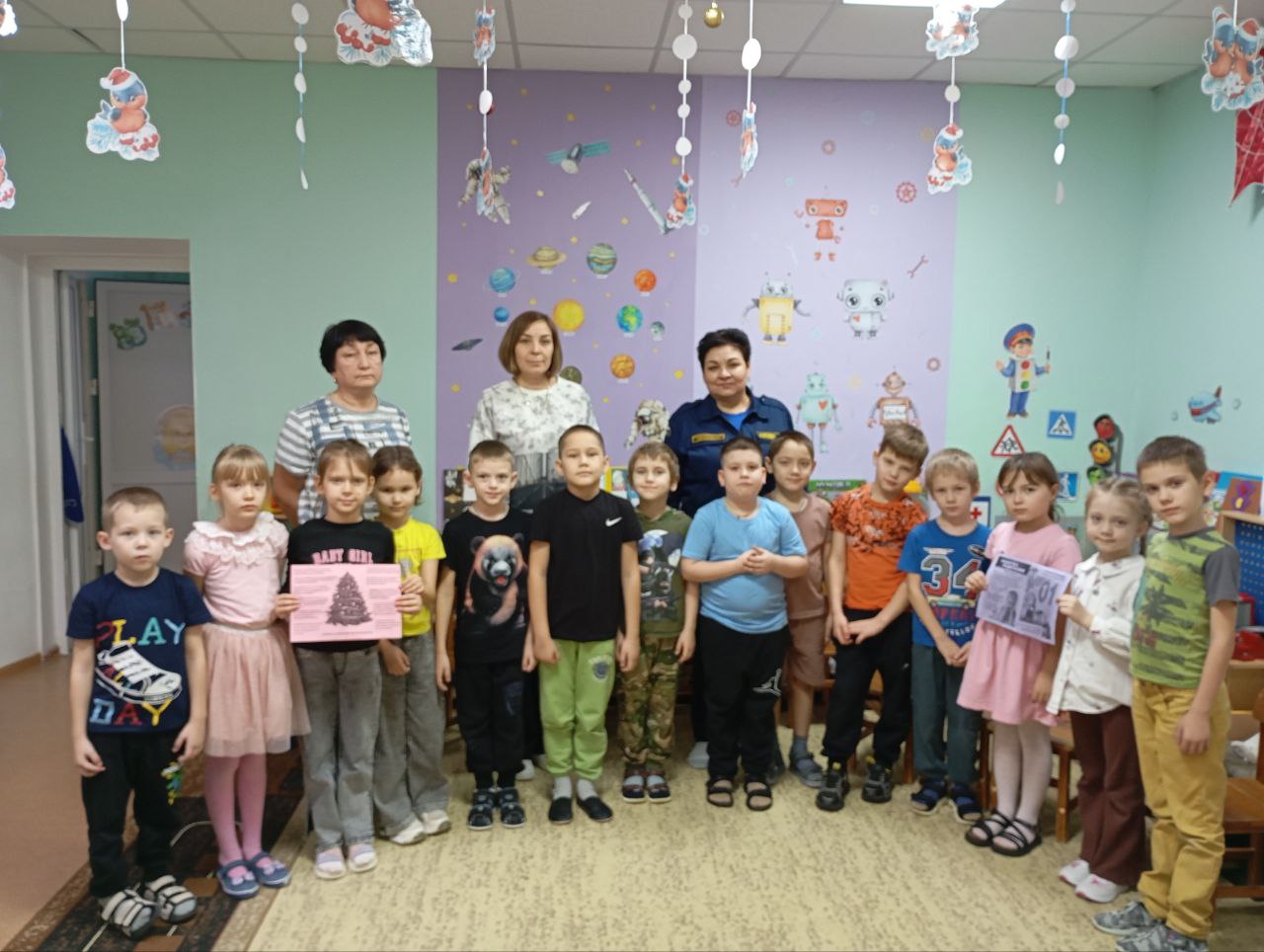 Исаклинским дошкольникам о правилах пожарной безопасности