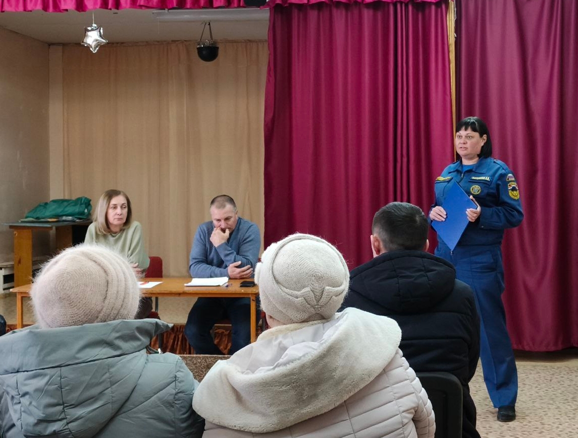 Сход граждан – эффективный способ повысить знания населения в области пожарной безопасности