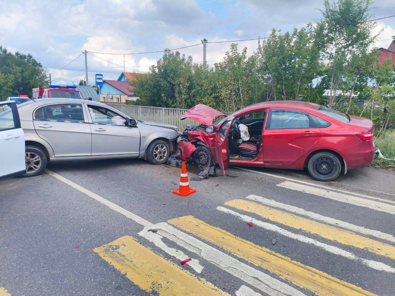 В Волжском районе произошло ДТП с участием трёх транспортных средств В Волжском районе произошло ДТП с участием трёх транспортных средств
