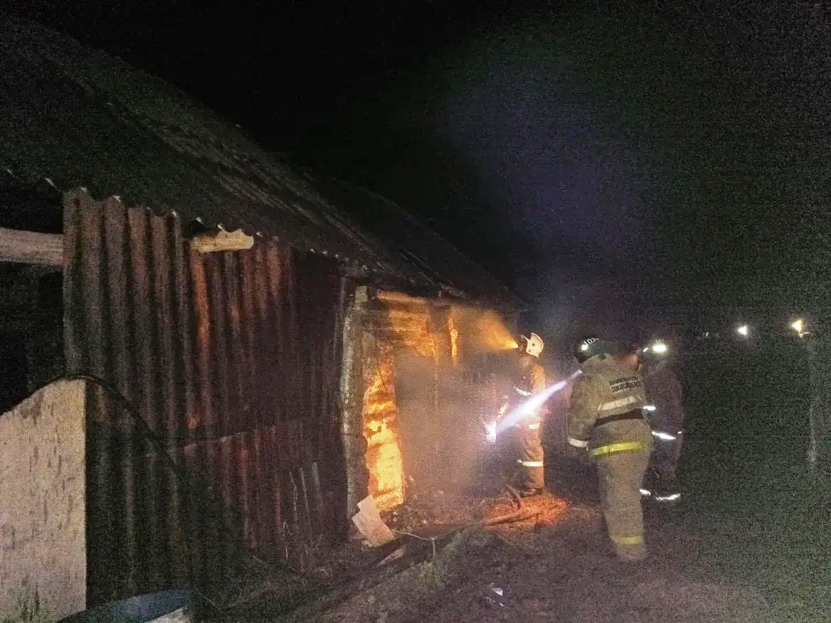 В Похвистневском районе в выходные дни произошли пожар и ДТП