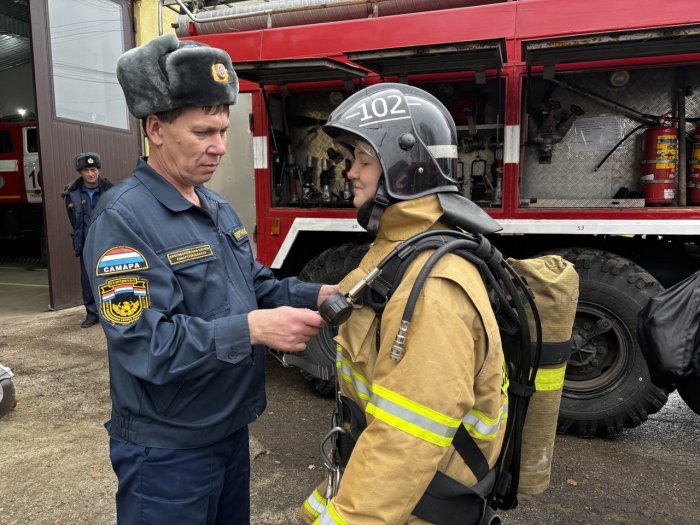 Экскурсия для школьников в пожарно-спасательную часть