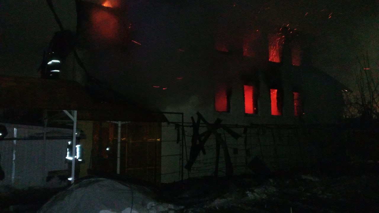 Пожар ранга 1-БИС в Ставропольском районе