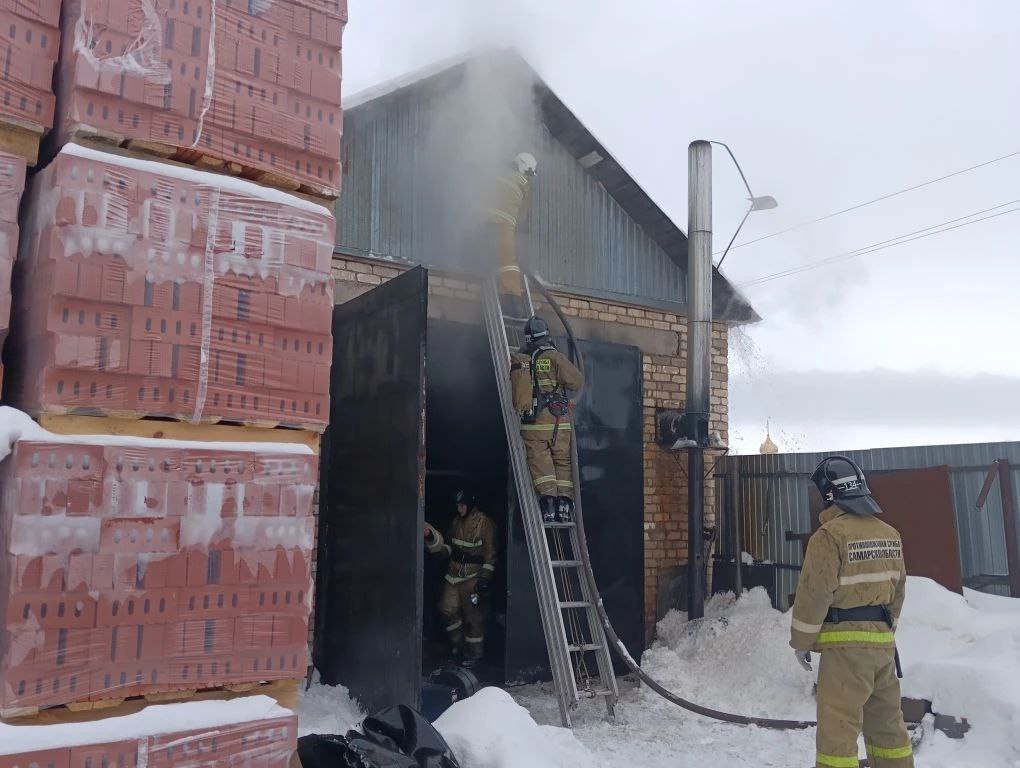 Пожар в селе Борское