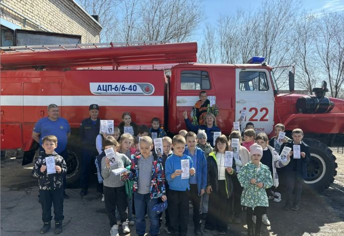 Идём в гости к огнеборцам! 