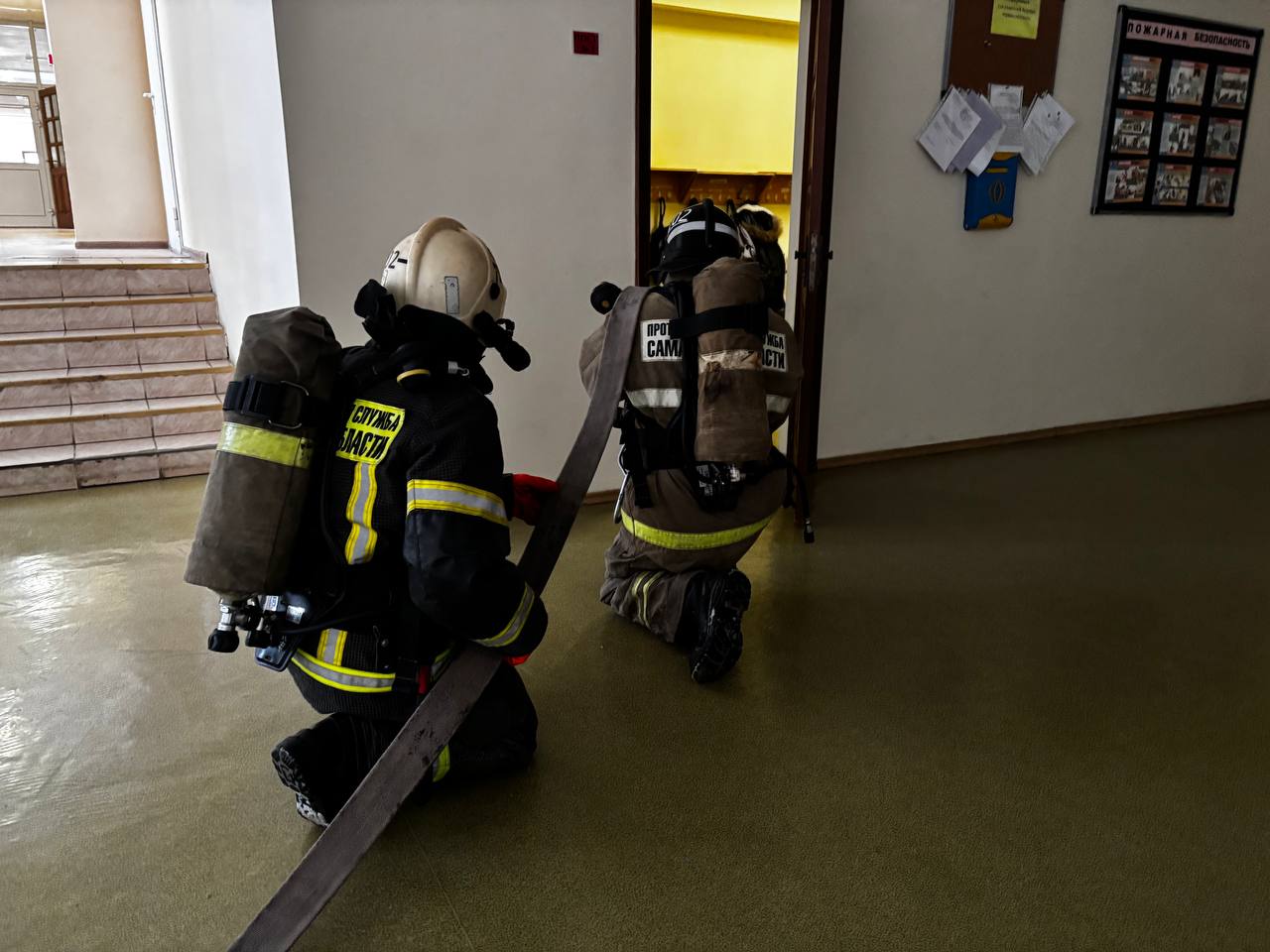 В Похвистневском районе прошло плановое пожарно-тактическое занятие