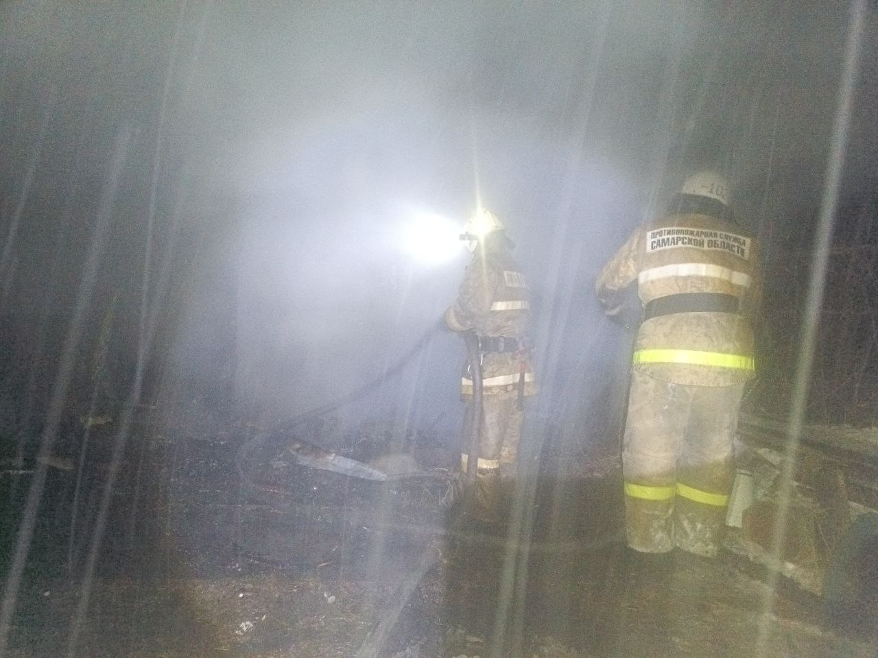 Вчера в городе Похвистнево горела баня. К сожалению, погиб человек