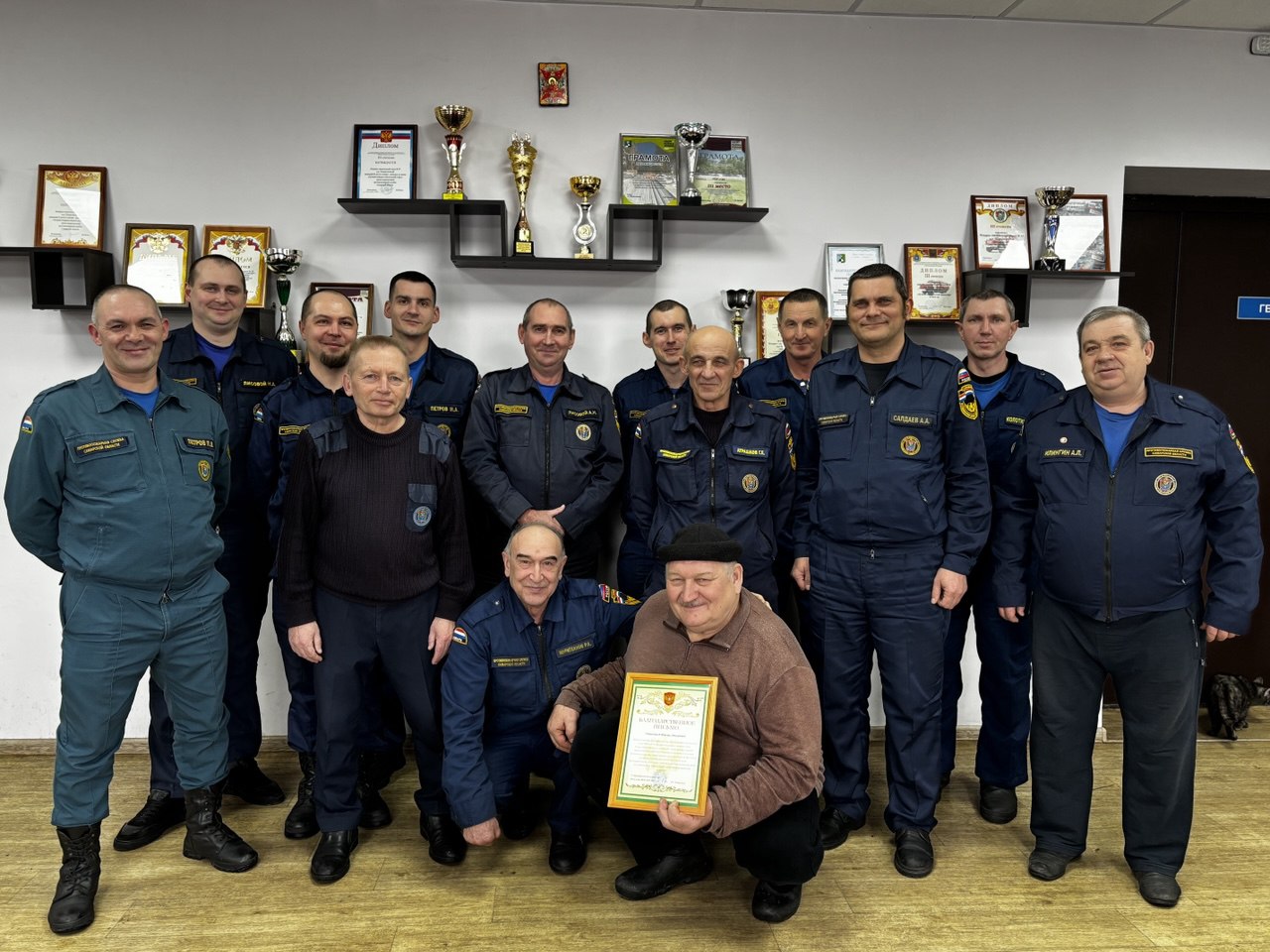 В 35 Отряде Похвистневского района проводили на заслуженный отдых ветерана пожарной охраны